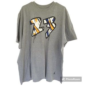 Jordan Jumpman #23 Zebra Drip Shirt Size LG Jordan’s sneaker head Nike